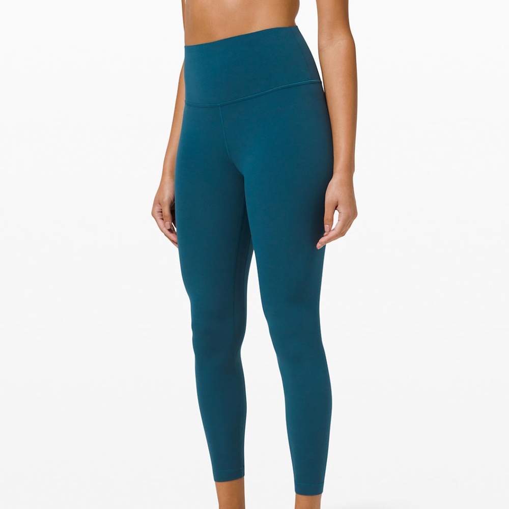 Lululemon Align Super High Rise 28" Dark Teal